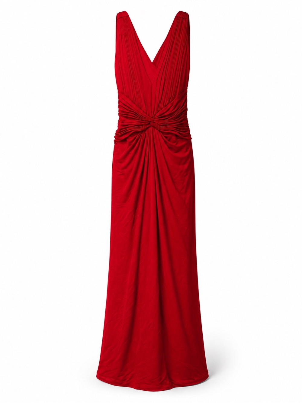 Tadashi Collection Red Gown V neck